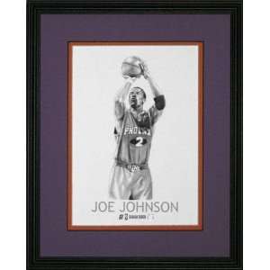 Joe Johnson Phoenix Suns 8.5x11 Framed Print  Sports 