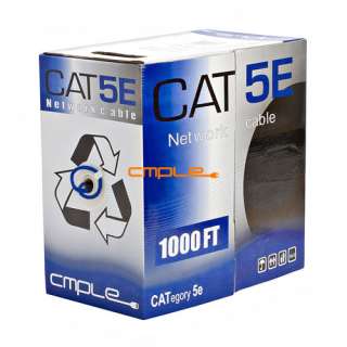 1000 FT CAT5E UTP NETWORK CABLE CAT5 BULK SOLID 1000FT  