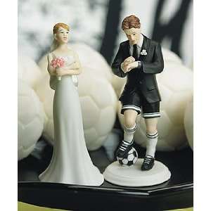  Soccer Wedding Cake Topper Funny   Comical
