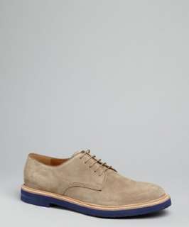 Gucci beige suede lace up oxfords   