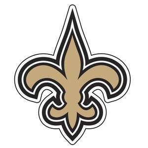 New Orleans Saints NFL 12 DIE CUT WINDOW FILM DECAL STICKER   SET OF 