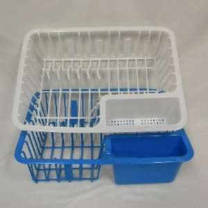  Plastic Sink Rack Blue White Case Pack 48