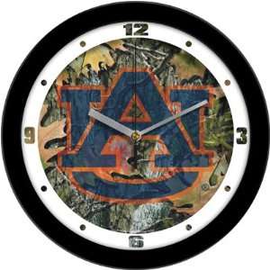  Auburn Tigers 12 Wall Clock   Camo