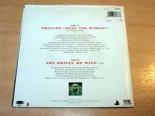 Michael Jackson/Heal The World/1991 7 Single/Poster Sleeve/EX   
