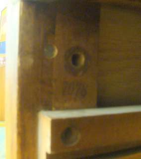 Antique Oak 4 Drawer Library Bureau Filing Cabinet  