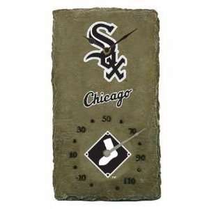  Chicago White Sox Clock Thermometer