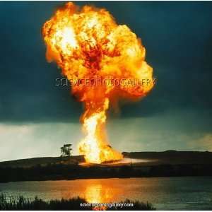  Fireball from liquid petroleum gas explosion Photographic 