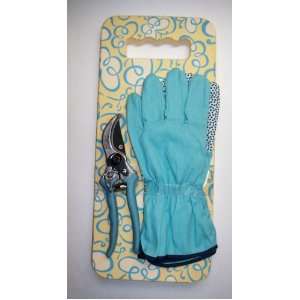 ABC Products   3 Pc. Set ~ Flower and Garden Pruner, Long Cuff Gloves 
