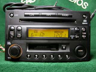 IPOD AUX. de radio SAT de cinta de Nissan 04 05 BOSE 350Z 6 CD