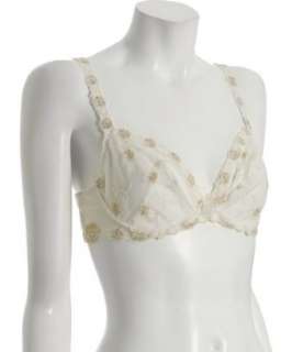 Simone Perele natural floral tulle Paradis full cup bra   up 