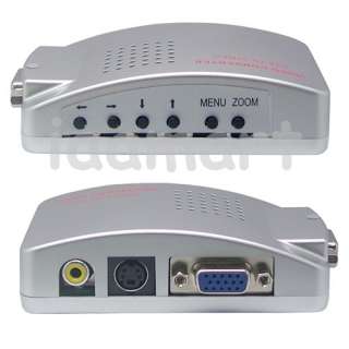 PC Laptop VGA to TV Adapter Converter Video Switch Box  