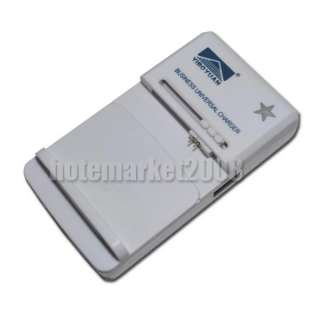   Mobile Cell Phone Camera PDA Battery Wall USB Charger White  