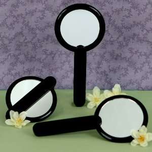  Black Cosmetic Mirror   Bridal Shower Favors Clearance 