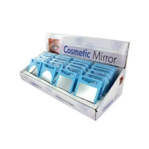 Bulk Pack of 72   two sided cosmetic mirror (24 per pdq 