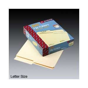  Manila Folders, Single Ply Tab, Letter Size, Assorted Tab 