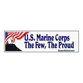  U.S. Marine Corps the few the proud   patriotic bumper 