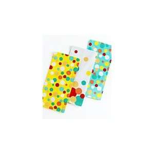  Martha Stewart Collection 3 Spring Lots of Dots Kitchen Towels 