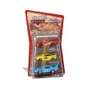   CARS Racing 3 Car Pack Pace Car/Lightning McQueen/King Toys & Games