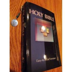  Holy Bible plus Unique Metal Bookmark with the Outline of 