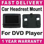   Headrest Mount For 9 9.5 Portable DVD Player Strap Case Bag Black