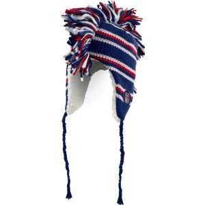 New York Rangers Old Time Hockey Blue Mohawk Sherpa Lined Alpine Hat 