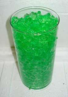 14g Pkg GREEN EMERALD WATER CRYSTAL ACCENTS CRACKED ICE  