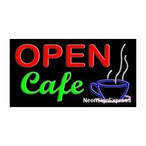  Open Cafe Neon Sign 