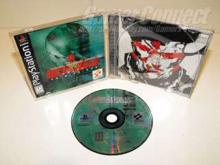 Metal Gear Solid VR Missions PlayStation PS1 Complete 083717170532 