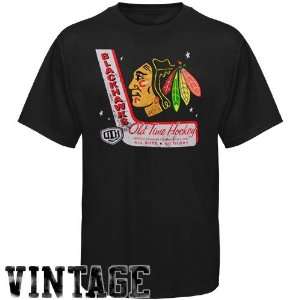   Hockey Chicago Blackhawks Black Lumber Vintage T shirt Sports