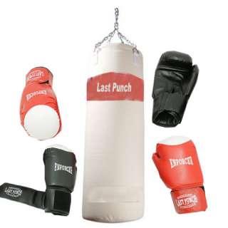 Pairs of Pro Quality Boxing Gloves & Pro Punching Bag  