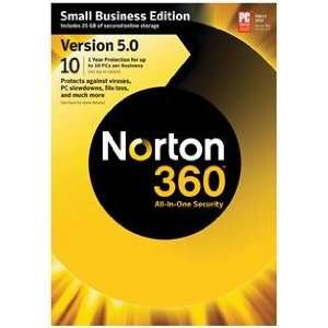 Symantec Norton 360 5.0 10user Comprehensive Protection Easy To Use 