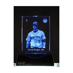  MVP Crystals New York Mets David Wright Crystal Card with 