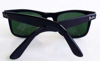 RAY BAN Wayfarer Sunglasses RB 2140 901 Black Green Crystal NEW 