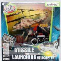 MISSILE LAUNCHING 3CH Gryro Remote Control R/C Helicopter u809  