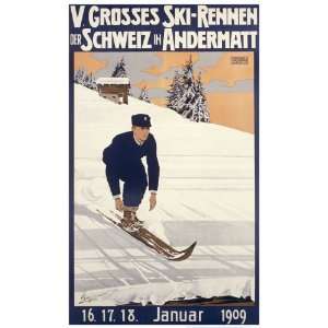  V. Grosses Ski Rennen der Schweiz in Andermat (Vintage Ski 