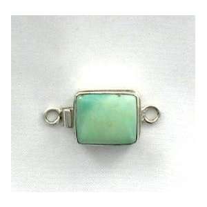  RARE ORVILLE JACK MINT GREEN TURQUOISE STERLING CLASP 