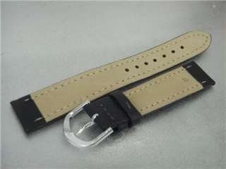 ITALIAN CALF LEATHER REPLACEMENT WATCH BAND 18MM BLACK  
