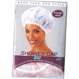  shower cap extra large size PINK FLORAL Health & Personal 
