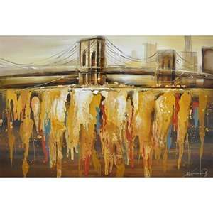   FCB4399Q 2 Golden Gate II Hand Painted Wall Art