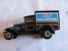 Vintage 1979 Kelloggs Rice Krispies A Ford delivery Truck toy car 