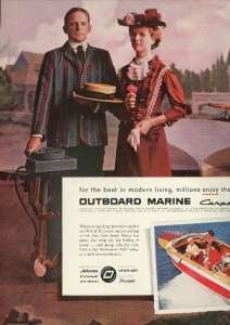 1950s Large Ads FISHING MOTORS  