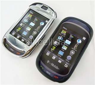   Original OEM T Mobile Samsung Gravity Touch T669 Chrome+Black Gel Case