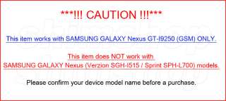 Samsung Google Galaxy Nexus GT I9250 GSM 2000mAh Extended Battery 