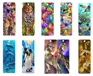 Beautiful 3D Bookmarks 6 x 2.1/4  