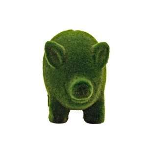  Grass Flocked Coin Bank   Piggy Toys & Games