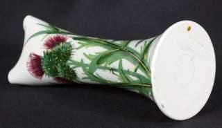 RARE ANTIQUE WEMYSS THISTLE PATTERN HATPIN HOLDER EARLY 20TH C.  