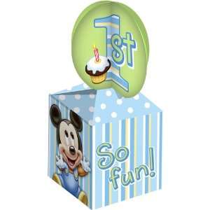  Disney Mickey Mouse 1st Birthday Treat Boxes 4 Pack Toys 