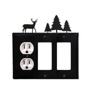  Deer and Piecene Trees   Outlet, GFI, GFI Electric Cover 