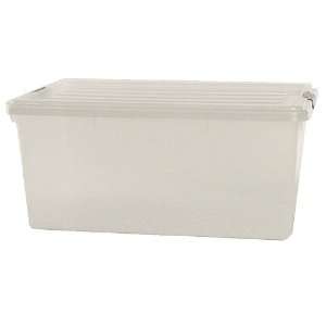  44 Quart Clear Storage Boxes   Set of 3 by Iris®