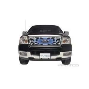    Putco 89497 Flaming Inferno Blue Stainless Steel Grille Automotive